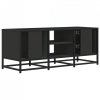 Szafka pod TV, czarna, 100x35x41 cm, materiał drewnopochodny