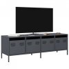Szafka RTV, antracyt, 135x39x43,5 cm, stal walcowana na zimno