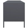 Szafka RTV, antracyt, 135x39x43,5 cm, stal walcowana na zimno