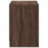 Szafka pod TV z LED, brązowy dąb, 100x34x50 cm