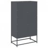 Komoda wysoka Antracyt 68x39x123 cm Stal