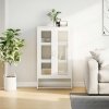 Komoda biała 68x39x123 cm stal