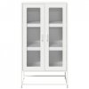 Komoda biała 68x39x123 cm stal