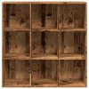 Regał, stare drewno, 98x29x97,5 cm, materiał drewnopochodny