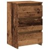 Szafki nocne, 2 szt., stare drewno, 40x35x62,5 cm
