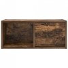 Szafki RTV 2 szt. Dąb wędzony 60x31x25,5 cm Drewno klejone