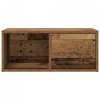 Szafki RTV 2 szt. Stare drewno 60x31x25,5 cm Drewno klejone