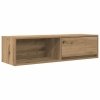 Szafki RTV 2 szt. Dąb Artisan 100x31x25,5 cm Drewno klejone