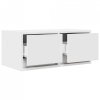 Szafki RTV 2 szt. Białe 60x31x25,5 cm Drewno klejone