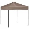 Składany namiot imprezowy, taupe, 2x2 m