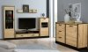 Komoda RTV KIRA 04 dąb artisan / czarny