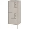 Komoda TIFFANY 4S beż mat
