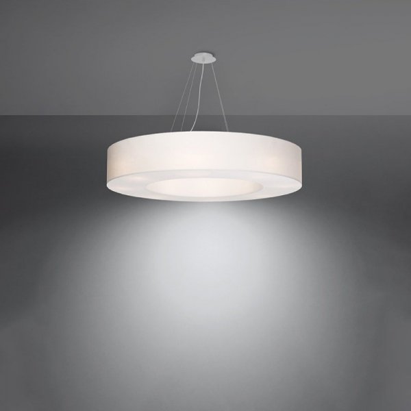 Żyrandol SATURNO 90 biały