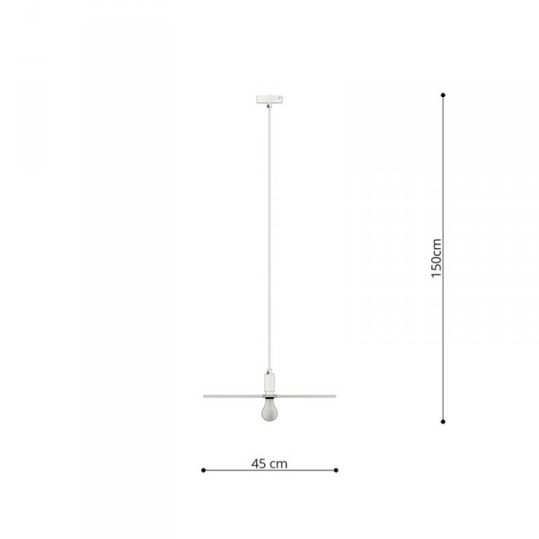 Lampa wisząca SIRKEL 45 czarny