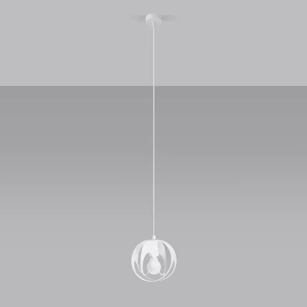 Lampa wisząca TULOS 1 biała