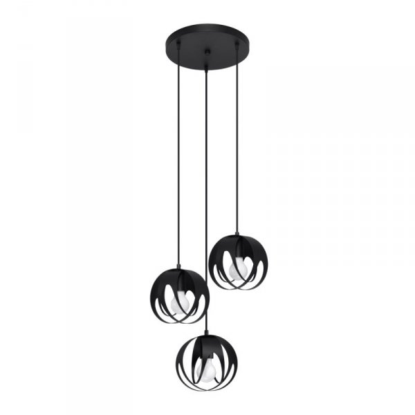 Lampa wisząca TULOS 3P czarna