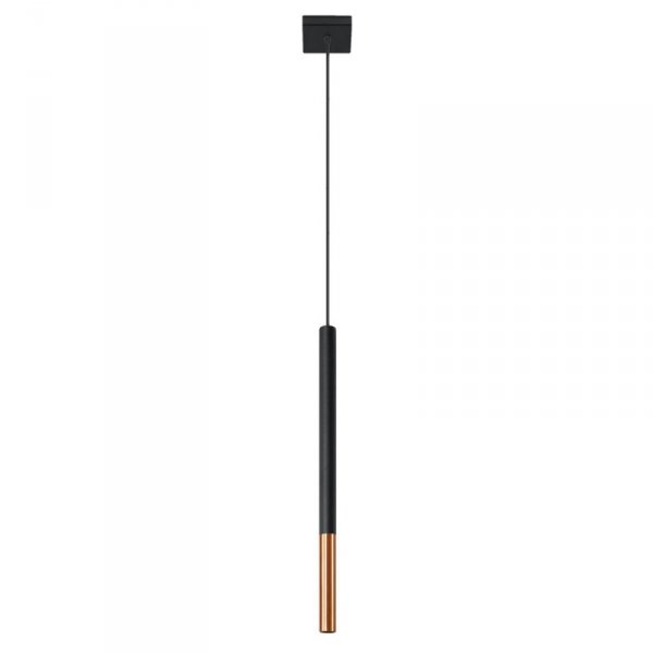 Lampa wisząca MOZAICA 1 czarny/miedź