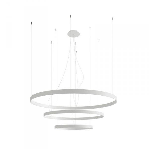Żyrandol RIO 3 55/78/110 biały LED 4000K