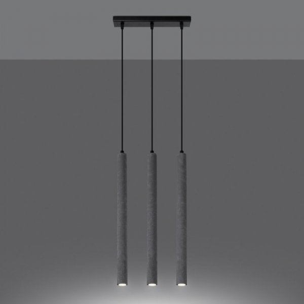 Lampa wisząca PASTELO 3L beton
