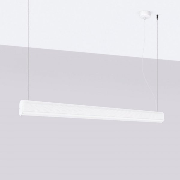 Lampa wisząca FARGE biała LED 3000K