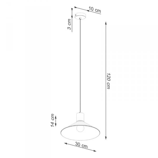 Lampa wisząca JAGA czarna