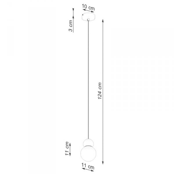 Lampa wisząca PEKKA 1 biała/naturalne drewno