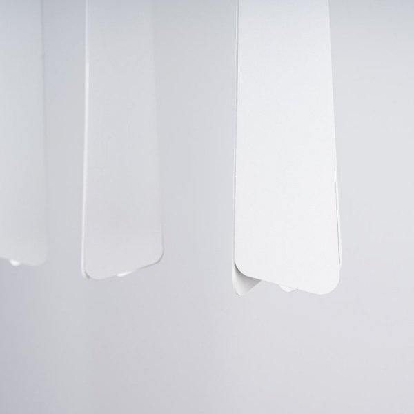 Lampa wisząca PRYSM 3L biała