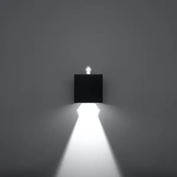 Kinkiet LUCA czarny LED IP54