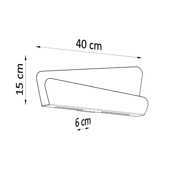 Kinkiet BASCIA biały