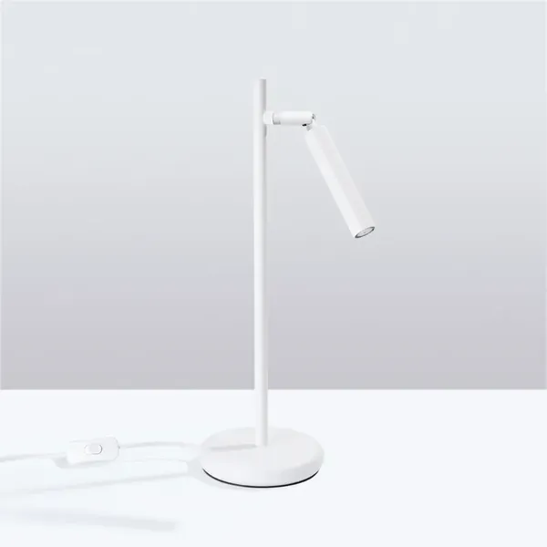 Lampa biurkowa PASTELO biała