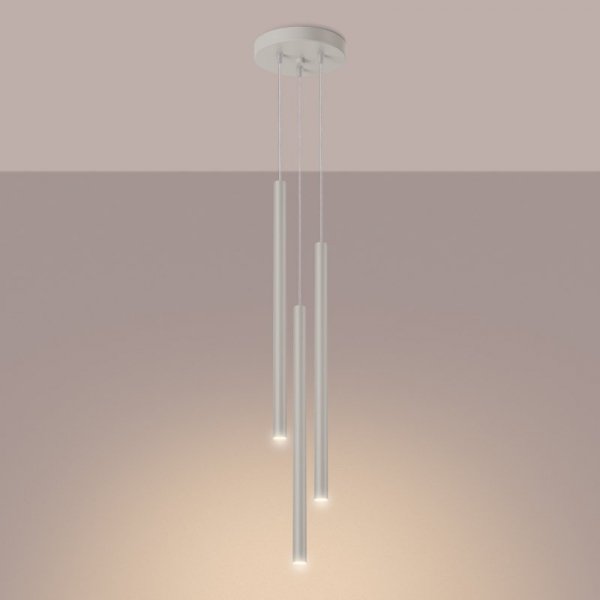 Lampa wisząca PASTELO 3P beżowa