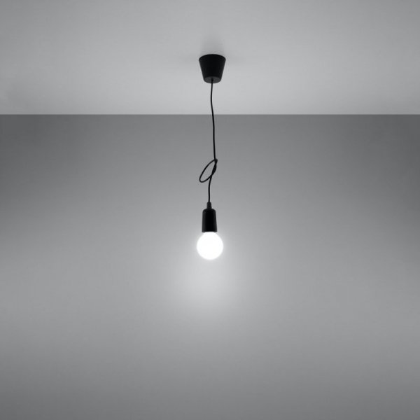 Lampa wisząca DIEGO 1 czarna