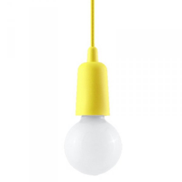 Lampa wisząca DIEGO 1 żółta