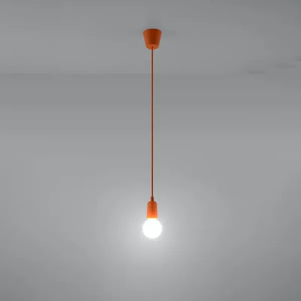 Lampa wisząca DIEGO 1 pomarańczowy