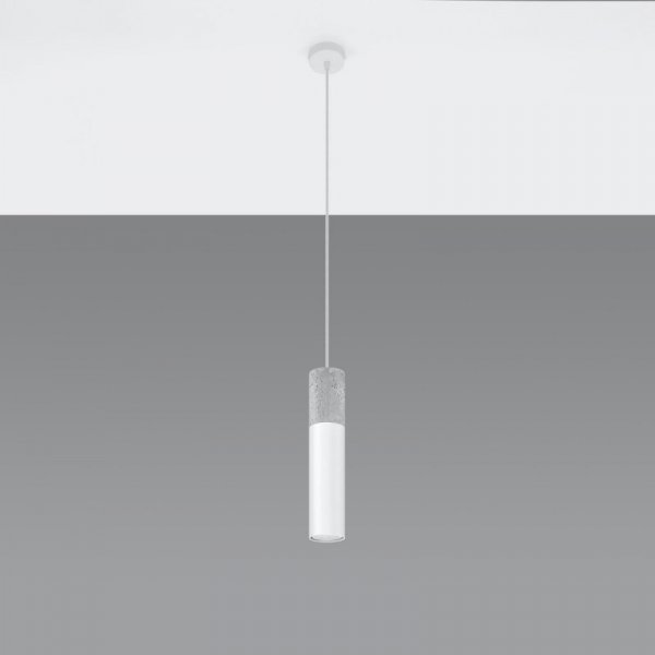 Lampa wisząca BORGIO 1 biały