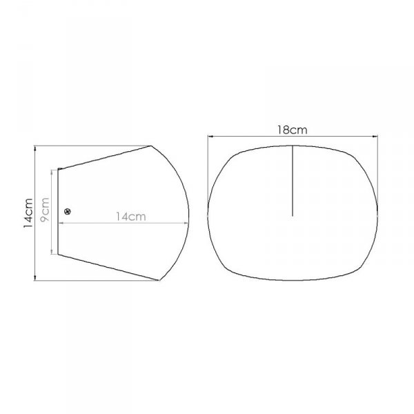 Kinkiet GLOBE beton