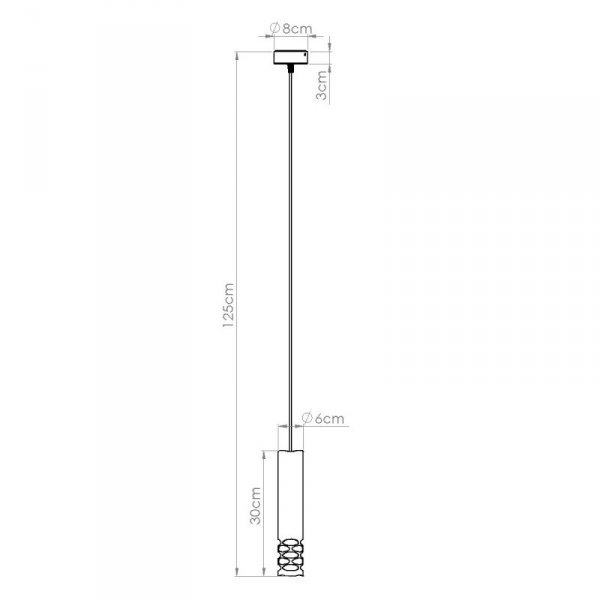 Lampa wisząca LIRO 1 biały