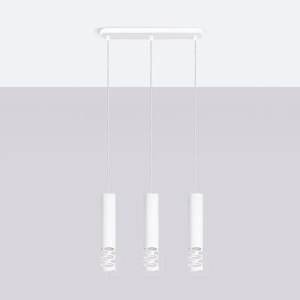 Lampa wisząca LIRO 3L biały