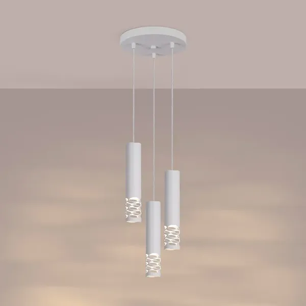 Lampa wisząca LIRO 3P biały