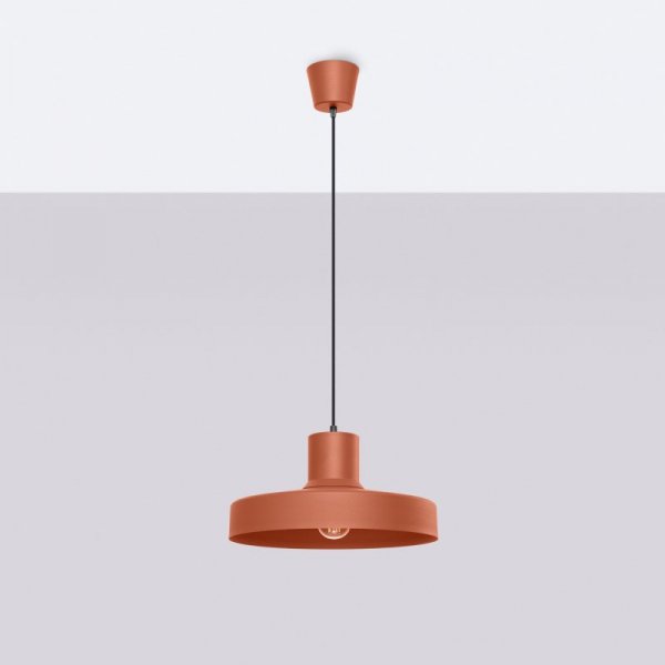 Lampa wisząca BILO ochra czerwona
