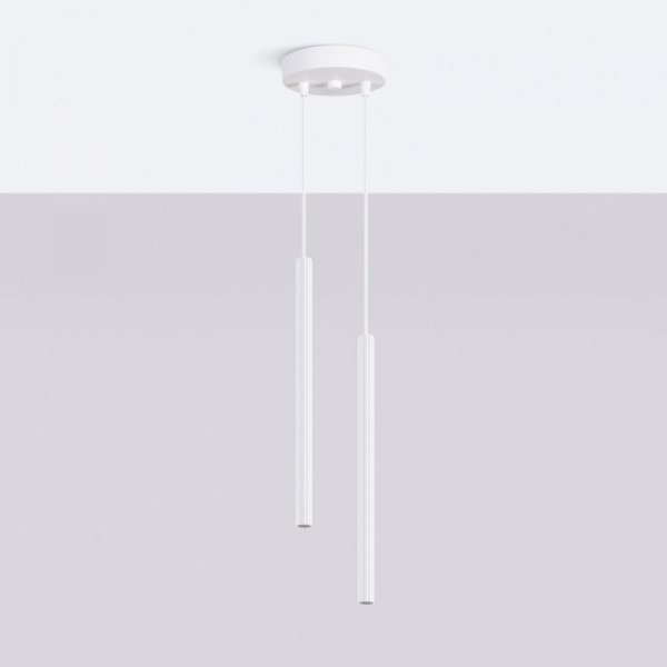 Lampa wisząca ARCHE 2P biała