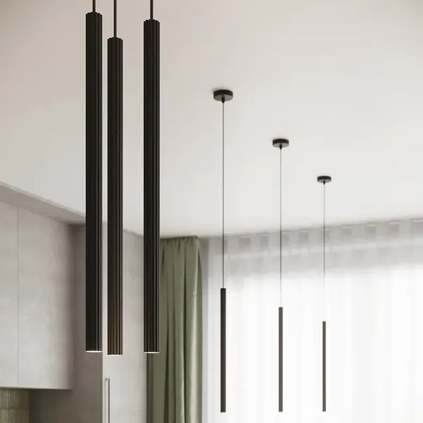 Lampa wisząca ARCHE 2P czarna