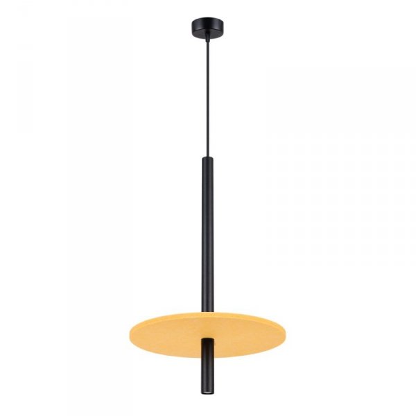 Lampa wisząca FELTRO 1 czarna/żółta