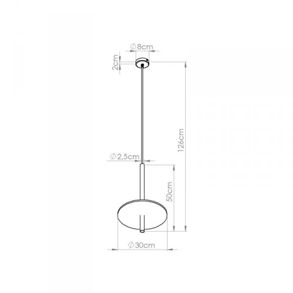 Lampa wisząca FELTRO 1 czarna/żółta