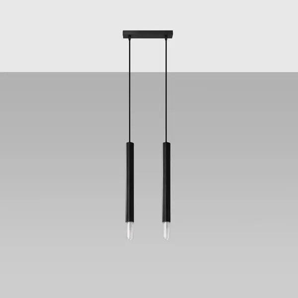 Lampa wisząca WEZYR 2 czarna