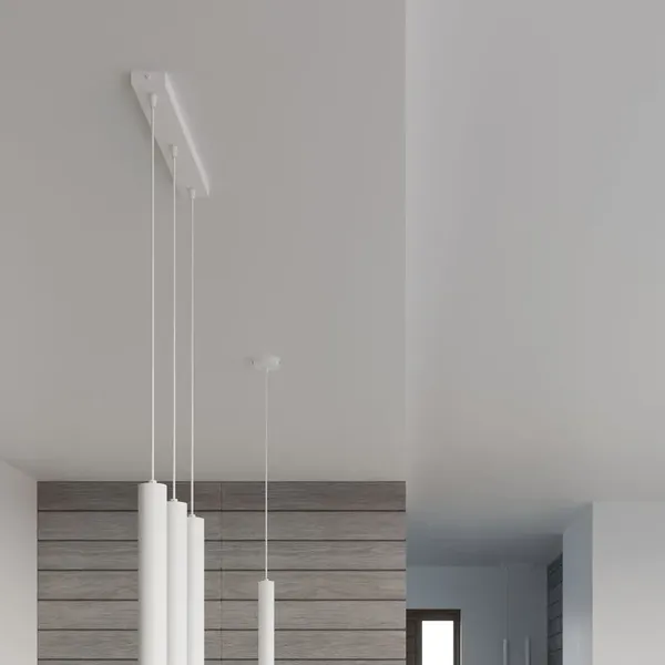 Lampa wisząca WEZYR 3 biała