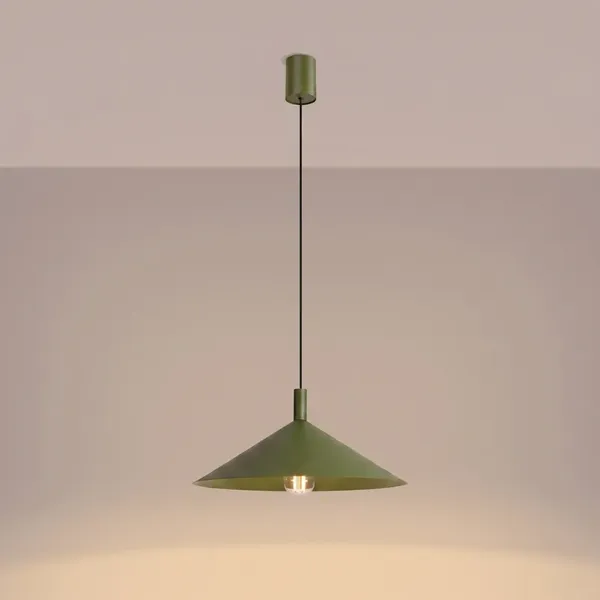 Lampa wisząca NOX 40 zielona oliwka