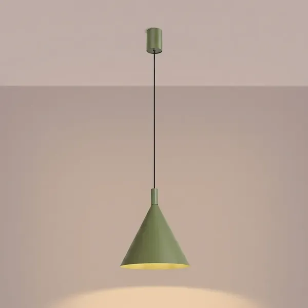 Lampa wisząca NOX 25 zielona oliwka