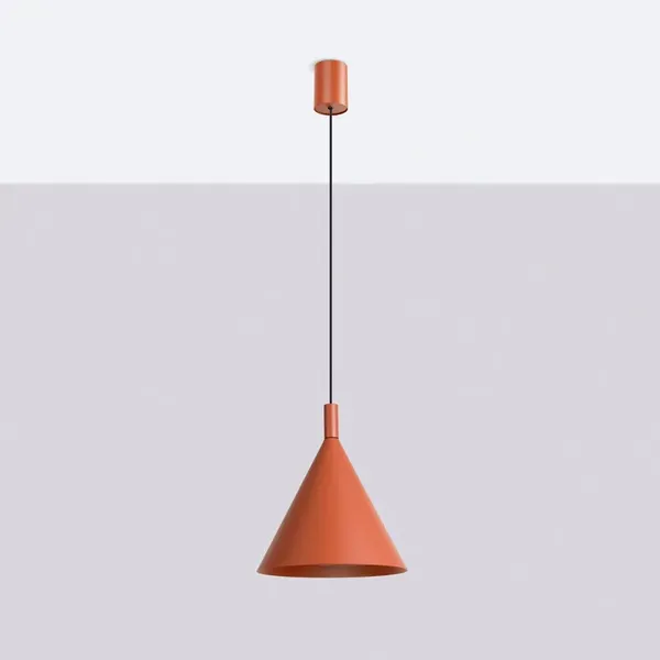 Lampa wisząca NOX 25 ochra czerwona