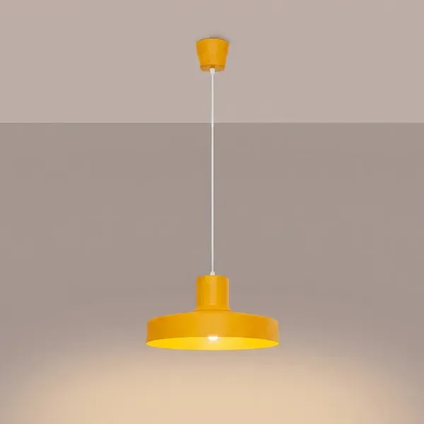 Lampa wisząca BILO żółta